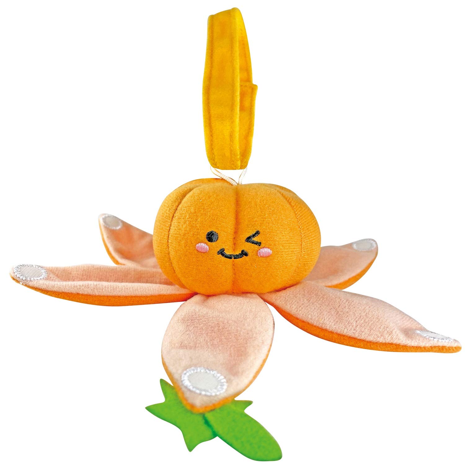 

Fine Motor Mini Toy Series Mini Rattle (Peeled Orange)