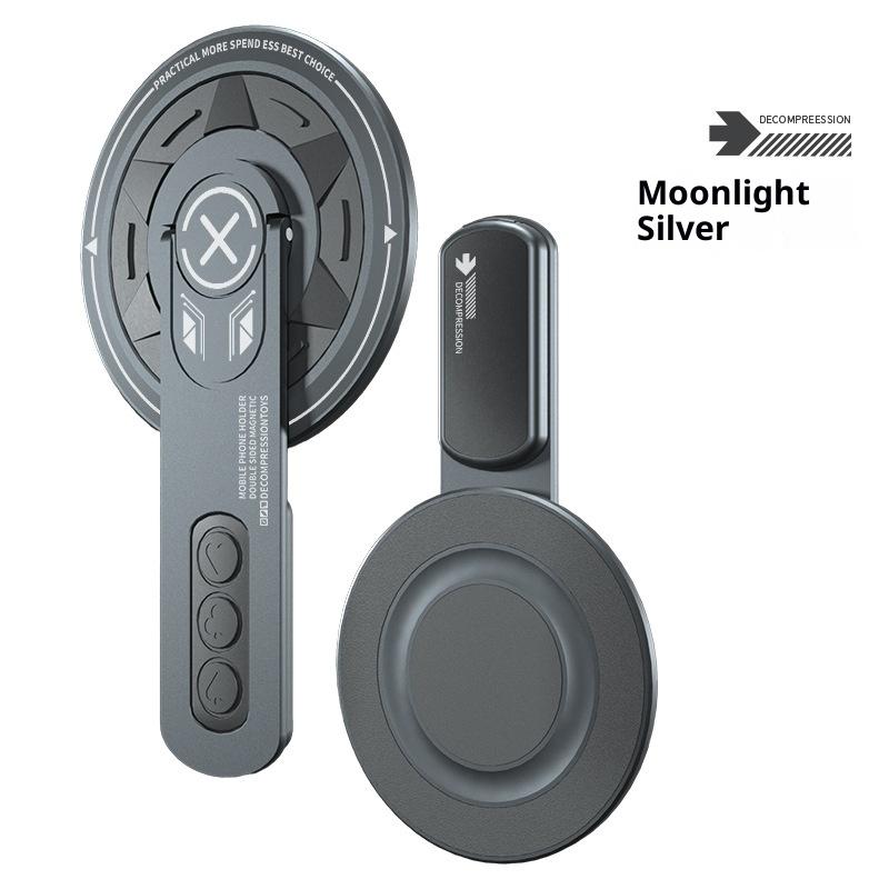 

Portable Magnetic Phone Holder 360° Rotating Detachable Decompression Holder Phone For Home Office Desktop Decorations