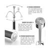 BBQ Grill Light Set of 2 LED BBQ Grill Lights with Magnetic Base 360 Degree Rotation Flexible Adjustable for Barbecue, Camping, Party, Outdoor