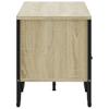 Vidaxl Szafka Pod Tv, Dąb Sonoma, 122X34X41 Cm Materiał Drewnopochodny