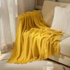 Tassel Lightweight Knitted Blanket for Sofa, Air Conditioning, Summer Naps, and Bay Windows