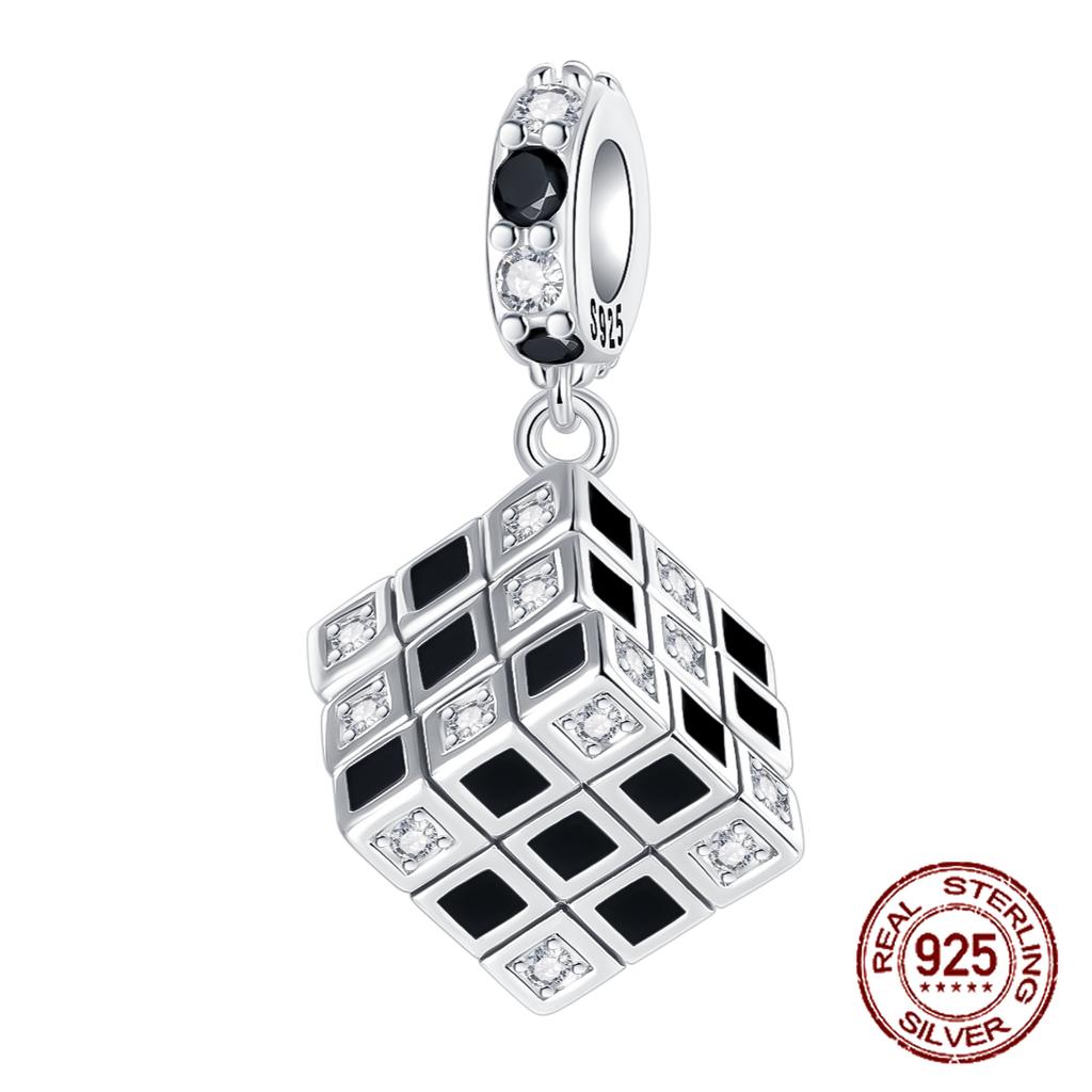 925 Silver Statue of Liberty Chameleon Skull Puppy Pendant Charm for Women DIY Jewelry Gift Fit Original Bracelets