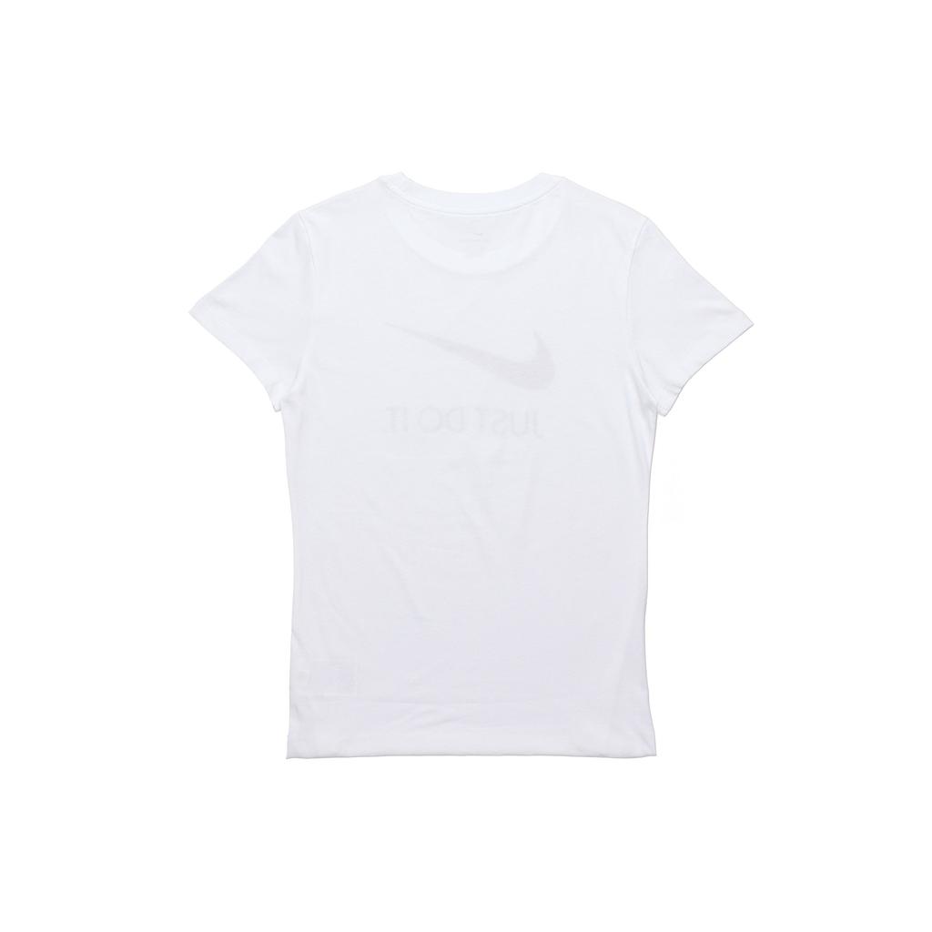 Nike NSW Tee JDI Print Short Sleeve T-shirt Women Tops White CI1384-100
