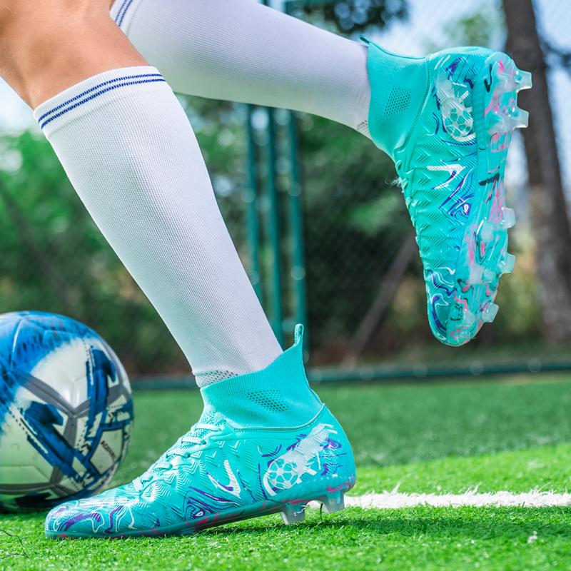New Professional Unisex Soccer Boots Anti-Skid Football Shoes Outside Drop Shipping Futsal Match Training Sport Athletic Shoes