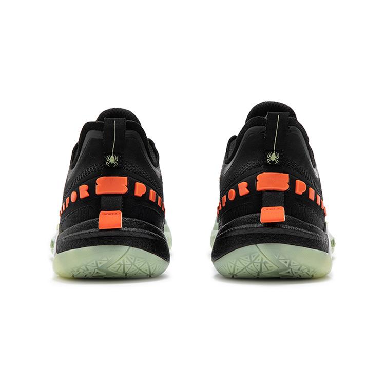 New 361° BIG3 5.0 Quick PRO Basketball Shoes Men's Low Top Obsidian Black/Safety Orange 672441119-3