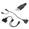 2Pcs Convert Cable USB 2.0 SATA 7 15Pin Adapter for 2.5 Inch SSd Hard Drive 480Mbps