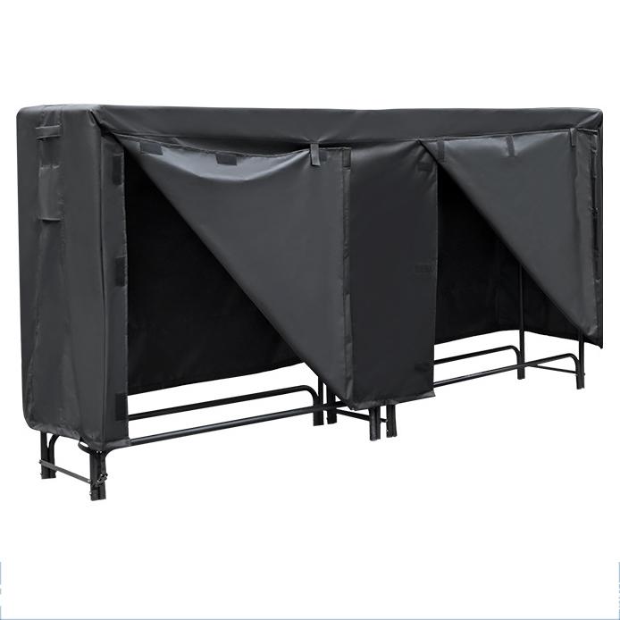 

Чехол для дровяной стойки, водонепроницаемый чехол для дровяной стойки 4/8 фута, чехол для деревянной стойки 600D, чехол для наружного держателя дровяной стойки Чехлы для хранения дров 8ft