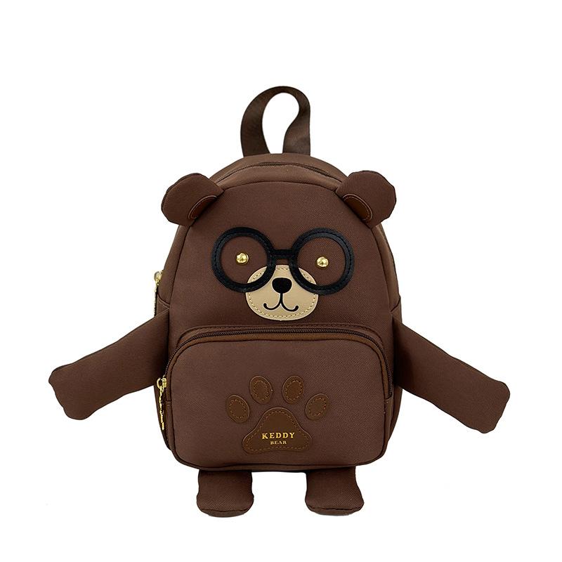 

Cartoon Teddy Bear Backpack, Lightweight Travel Backpack, Girls Outdoor Backpack коричневий