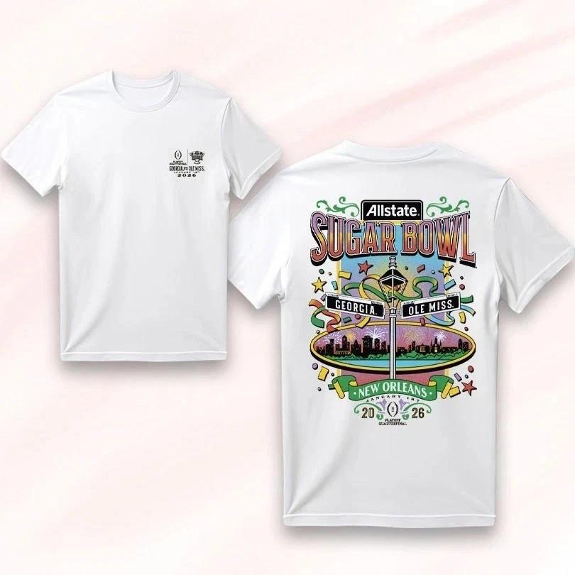 Ole Miss 2026 Allstate Sugar Bowl Unisex TShirt Unisex T-Shirt M