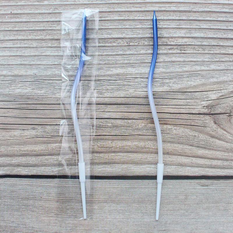 

Свеча для торта A15 в форме кривой, в индивидуальной упаковке, для украшения на день рождения, с градиентными золотыми точками, розовая спиральная свеча single A15 platinum point candle