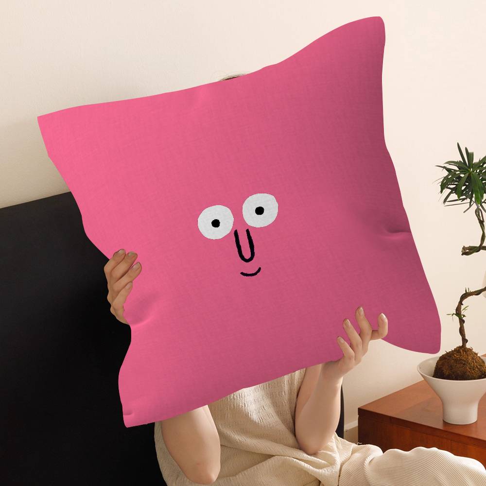 Art J-Jean J-Jullien Cute Lucky Dragon Pillow Cover Sofa Cushion Cover Home Room Decoration Children Gift