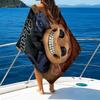 1pc Coraline7 Beach Towel with Custom Name, Beach/Swimming/Bath/Picnic/Camping Towel, Suitable for Seaside Beaches