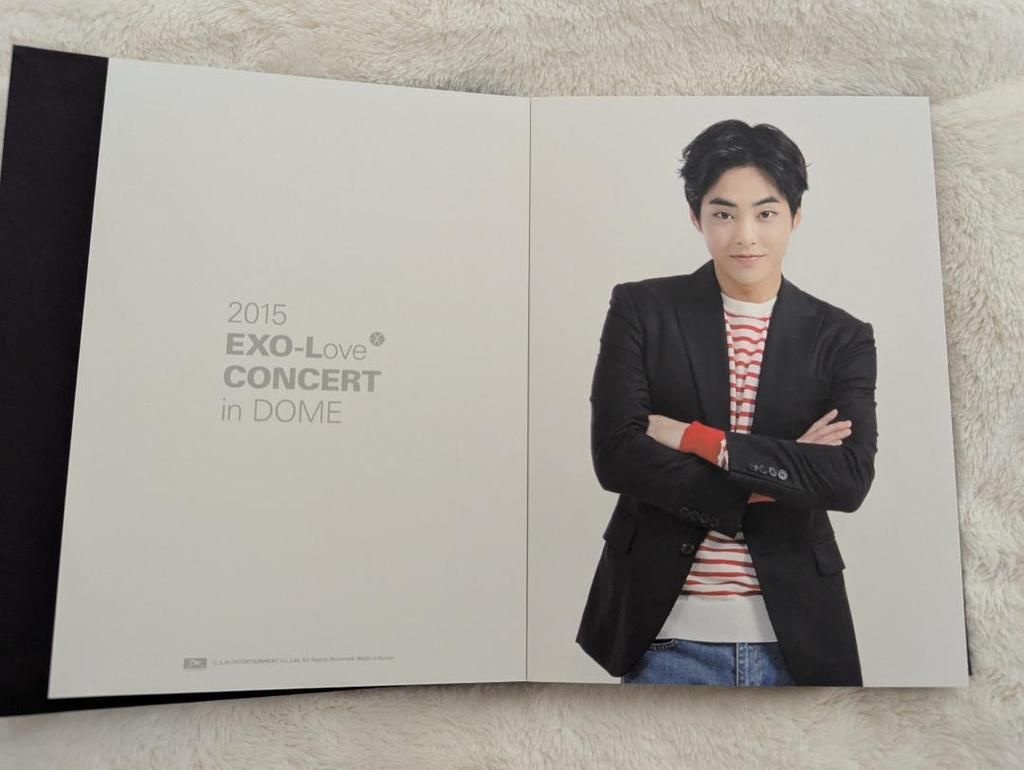 [USED] 2015 EXO-Love Concert in Dome Postcard Book