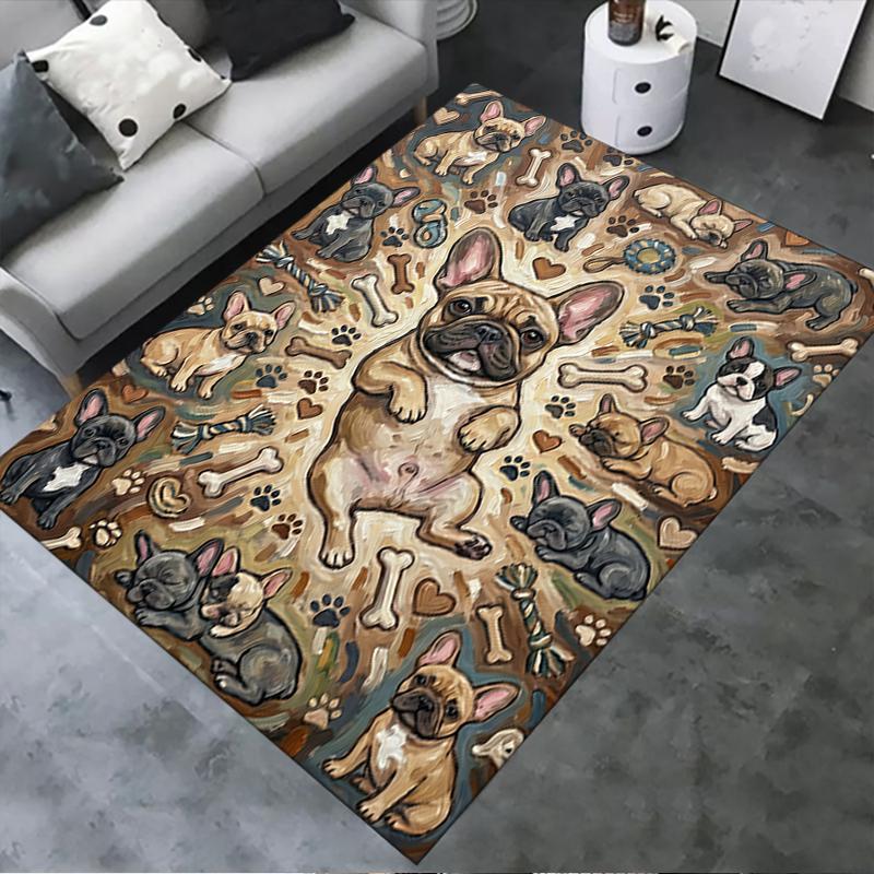 2025 New Cute Puppy Carpet Rug for Living Room Bedroom Home Sofa Decoration,Kids Play Non-slip Floor Mat