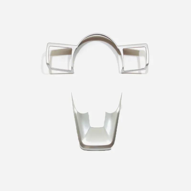 For Nissan Qashqai J12   ABS Carbonfiber Car Steering Wheel Switch Button Control Decorate Cover Interior Accessories