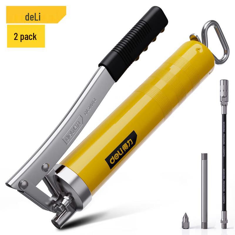 Deli Heavy-Duty Manual Grease Gun 400CC