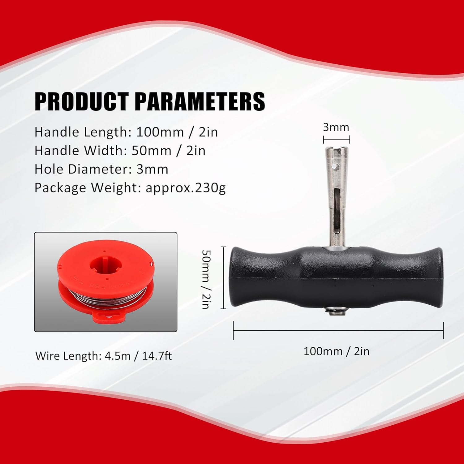 Acouto Windshield Removal Tool - Windshield Wire Cut Out Tool Car Windshield Removal Hand Tool Kit Window Glass Cutting Wire with Handles