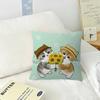 Mofusand Cute Cat Cartoon   Cushion Cover Pillowcase Upholstery Sofa Throw Pillow Home Decor Pillowcas