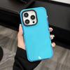 Neon Fluorescent Color Phone Case For iPhone 17 16 15 14 Pro Max Air 16e 11 12 13 Mini Frame Protective Silicone Cover