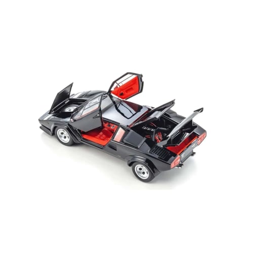 Kyosho Original 1/18 Scale Lamborghini Countach LP5000 Quattrovalvole Black Finished Product