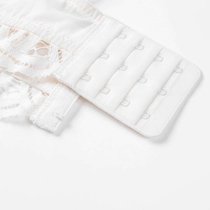 Roupa íntima feminina francesa meia-taça verão seção fina franzida colete vice seios sutiã macio anel de aço sutiã