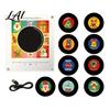 Interactive Music Theme Gift Programmable Vinyl Record Player Fridge Magnet with 9 NFC Records Retro Aesthetic Magnetic Personalized Sound