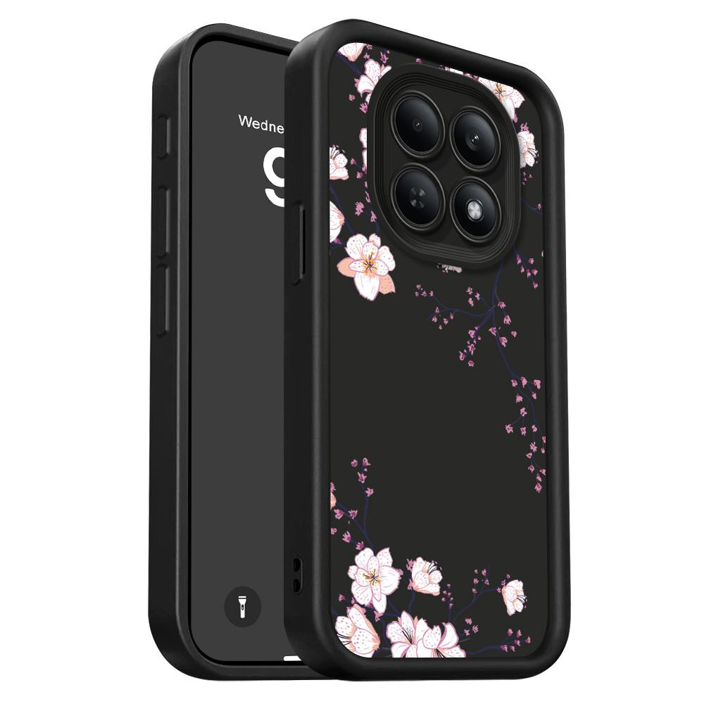 

Spring Flowers Phone Case For Xiaomi Redmi Note 15 14 13 12 12S 11 11S 10 Pro Plus 4G 5G Staircase Soft Cover Redmi Note 12 4G чёрный