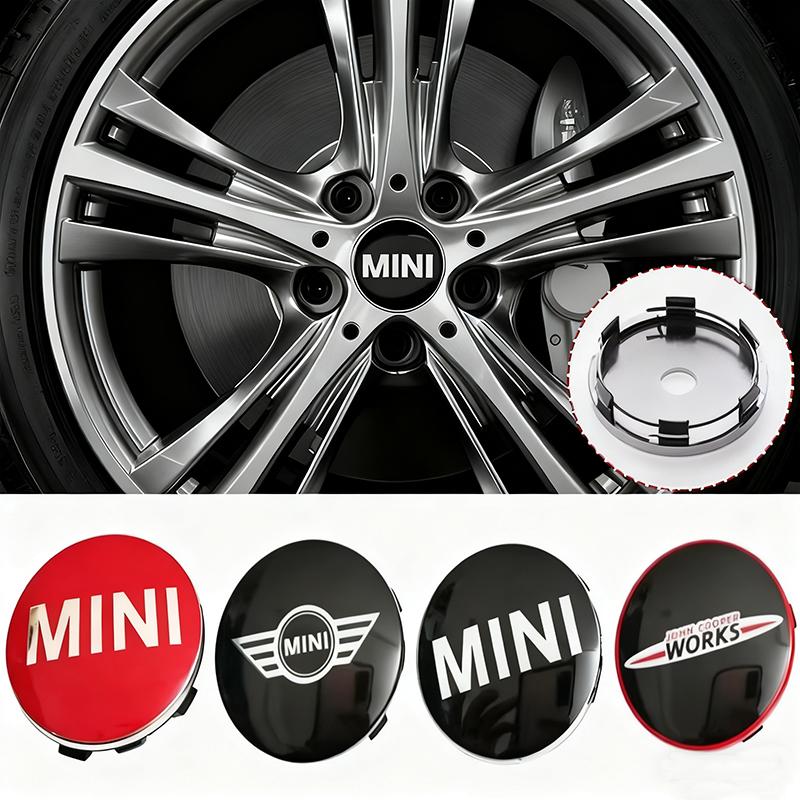 Für MINI Coopers JCW F54 F55 F56 F60 4 Stück 56MM Auto Styling Radnabenkappen Auto Reifenabdeckung Außen Dekoration Zubehör mjewr55