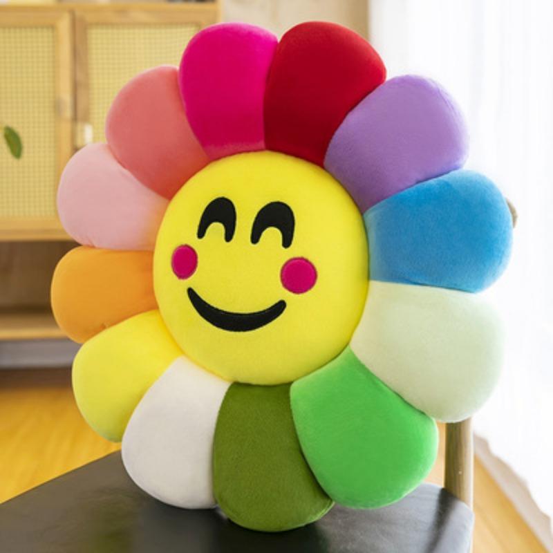 Sunflower Cartoon Office Cushion Cushion Cute Student Classroom Chair Butt Cushion Sedentary Living Room Bay Window Cushion