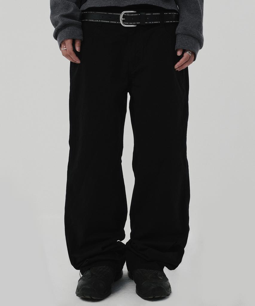Seuweideu Semi Wide Pants [Black]