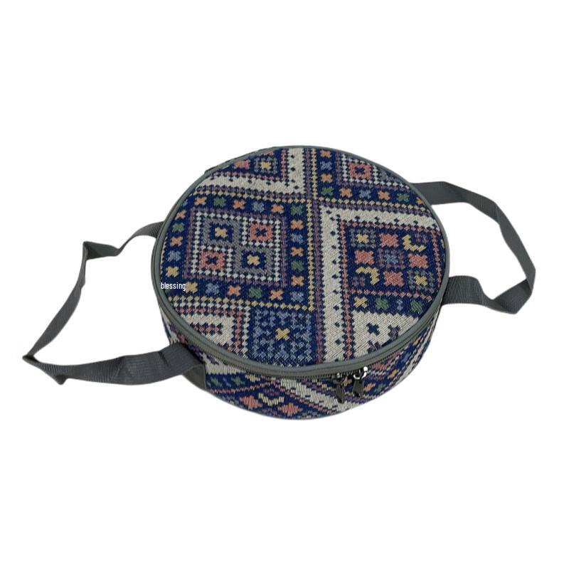 ZISIZ Outdoor Stainless Steel Camping Tableware Set with Storage Bag One Size