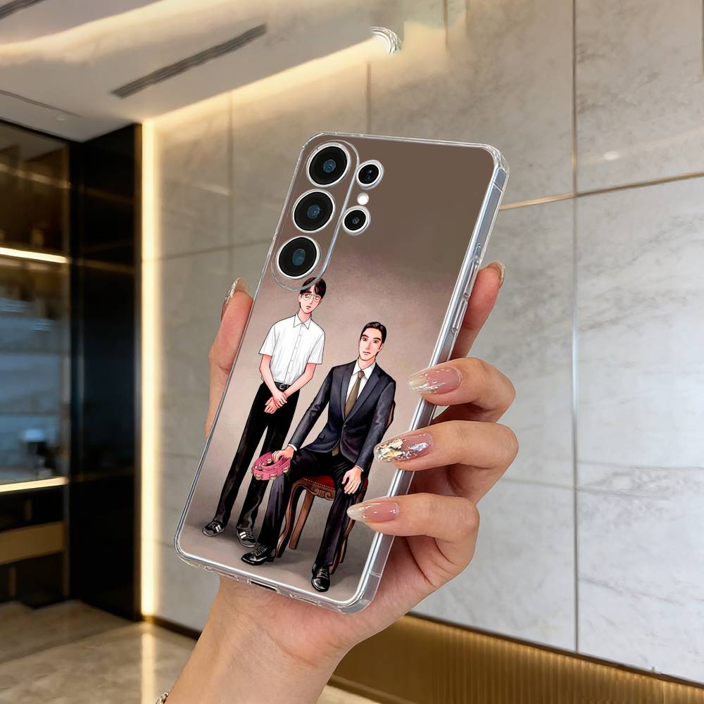 C-Captivated- By -You BL Phone Case For Samsung S25,S24,S21,S22,S23,S30,Ultra,S20,Plus,Fe,Lite Transparent Cover