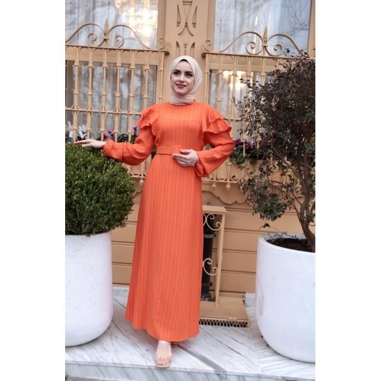 

Юбка-карандаш со шнуровкой и поясом с рукавами и хиджабом