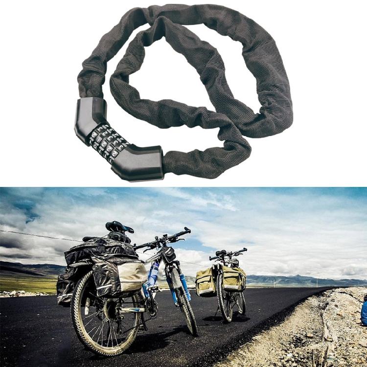 New Hot Bike Chain Locks 5 Digit Resettable Combination Password Bicycle Lock