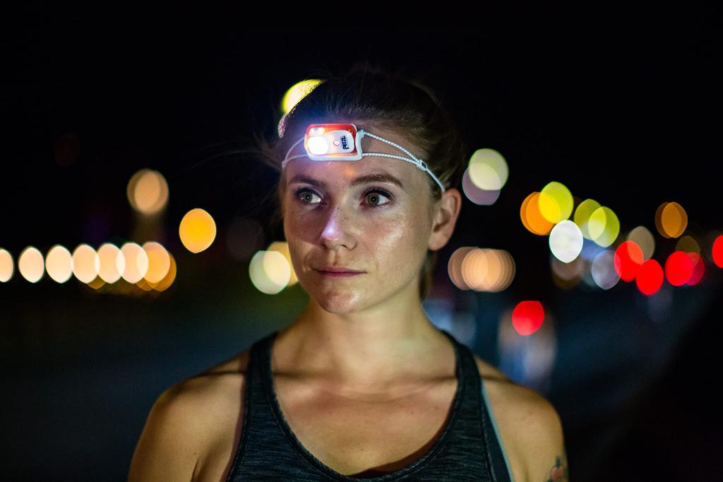 Petzl Bindi Orange Headlamp E102AA01