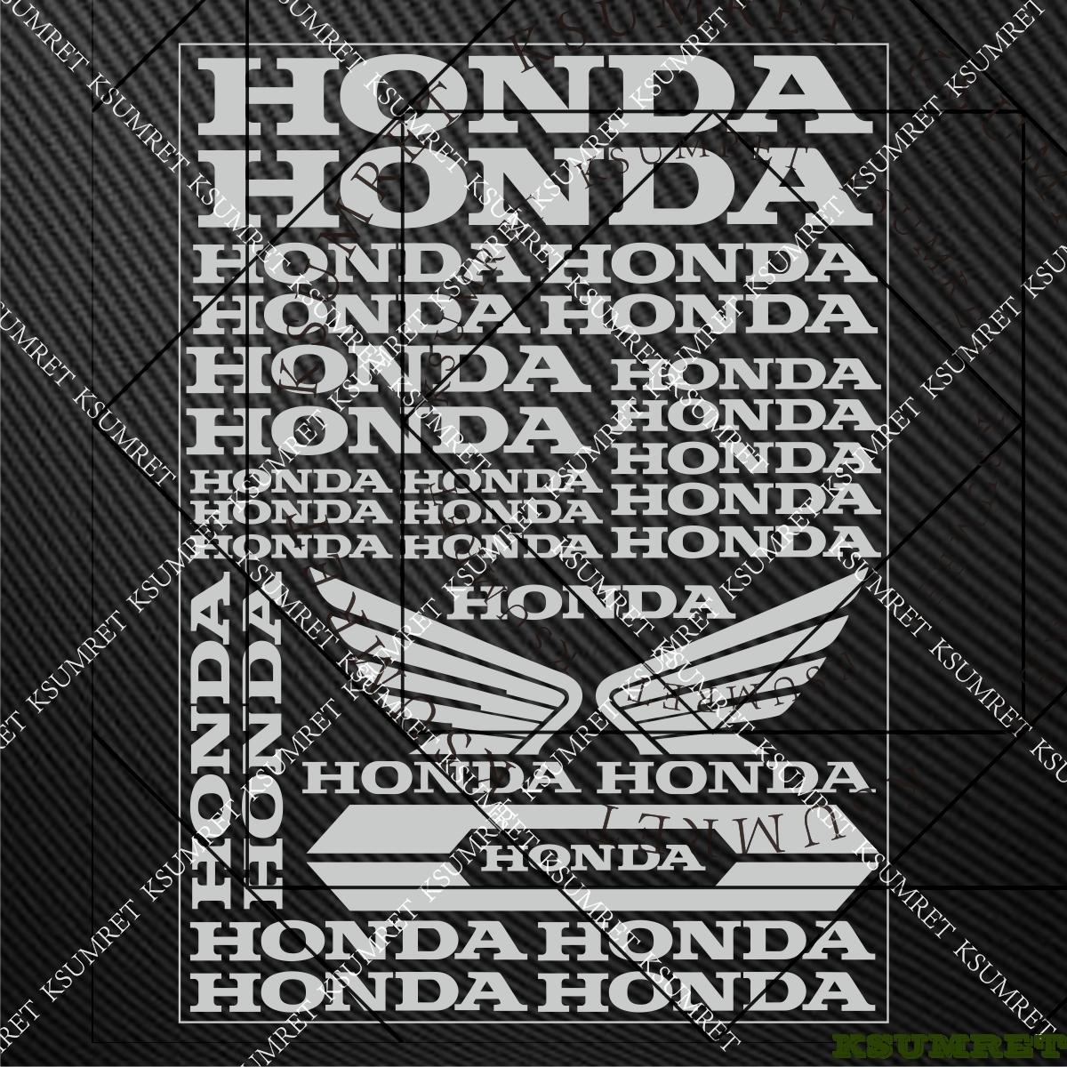 

For Honda Stickers Motorcycle Sticker Decal Cbr600rr 650r 1000rr серебряный