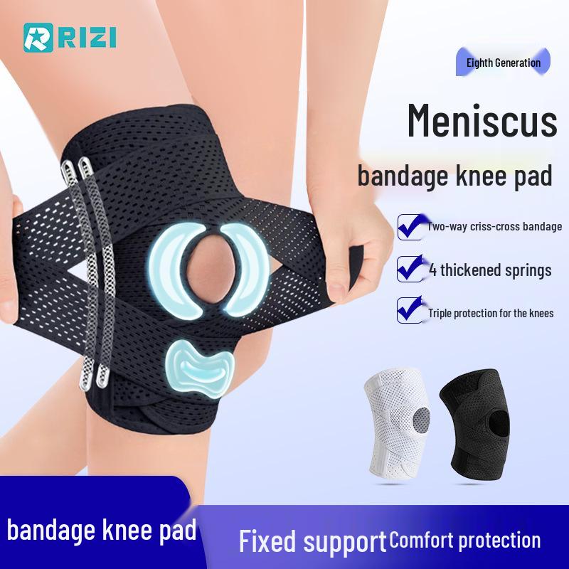 Japan Half-Moon Lightweight Knee Pad with Breathable Compression and Non-Slip Support for Mountain Climbing