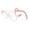 Full Rim Round Transparent Pink Smartbuy Kids Sprinkles Mm101 C6 Fashion Kids Eyeglasses