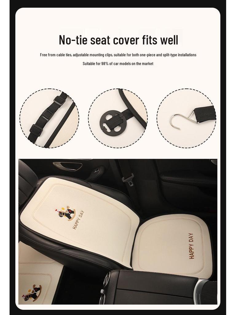 Universal Cute Horse Car Seat Cushion for Honda Models: Accord, Binzhi, Haoying, Civic, Xingge
