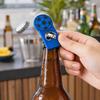 Soccer Bottle Opener with Magnet, Plastic Beer Cap Remover for Refrigerator, Football Shaped Fridge Magnet Opener for Home Bar Party, Gift for Fans