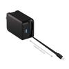 New 45W Telescopic Cable Charger Is Suitable for IPhone16 Gallium Nitride 45W Folding Foot UL Certification