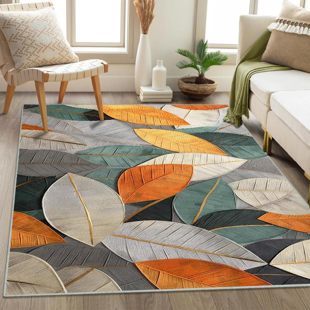 Modern Light Luxury Carpets, Anti-Slip Floor MATS, Minimalist Style Living Room And Bedroom MATS For Home Decoration Rug
