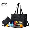 Insulated Lunch Bag Compartment Women Capacity Laptop Quilted Handbag Large Work Tote Shoulder for Travel Business Casual