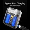 Portable Electric Shaver USB Rechargeable Razor 9000RPM Powerful Dual Blade Men's Beard Trimmer Washable Shaving Head Travel
