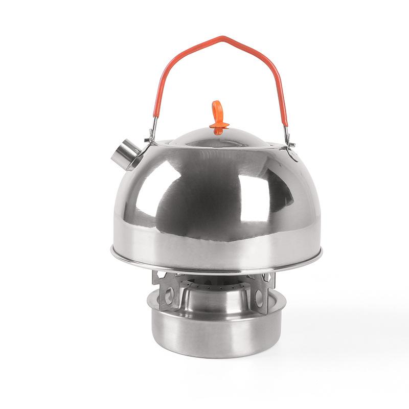 Mini 304 Stainless Steel Outdoor Kettle for Camping, Picnics, and Fishing – Portable Teapot for Boiling Water and Coffee