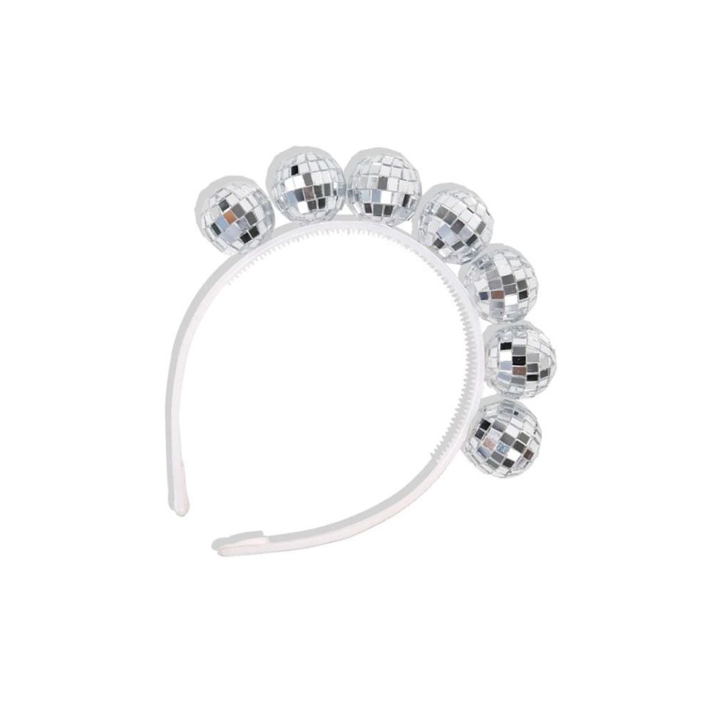 Vintag Mirrorball Hair Hoop Mirror Ball Party Costume Headpiece  Women and Girls