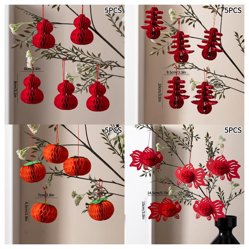 Chinese New Year Hanging Ornament Tet Decoration  Lunar New Year Decorations Spring Festival Wall Window Hanging Accessories