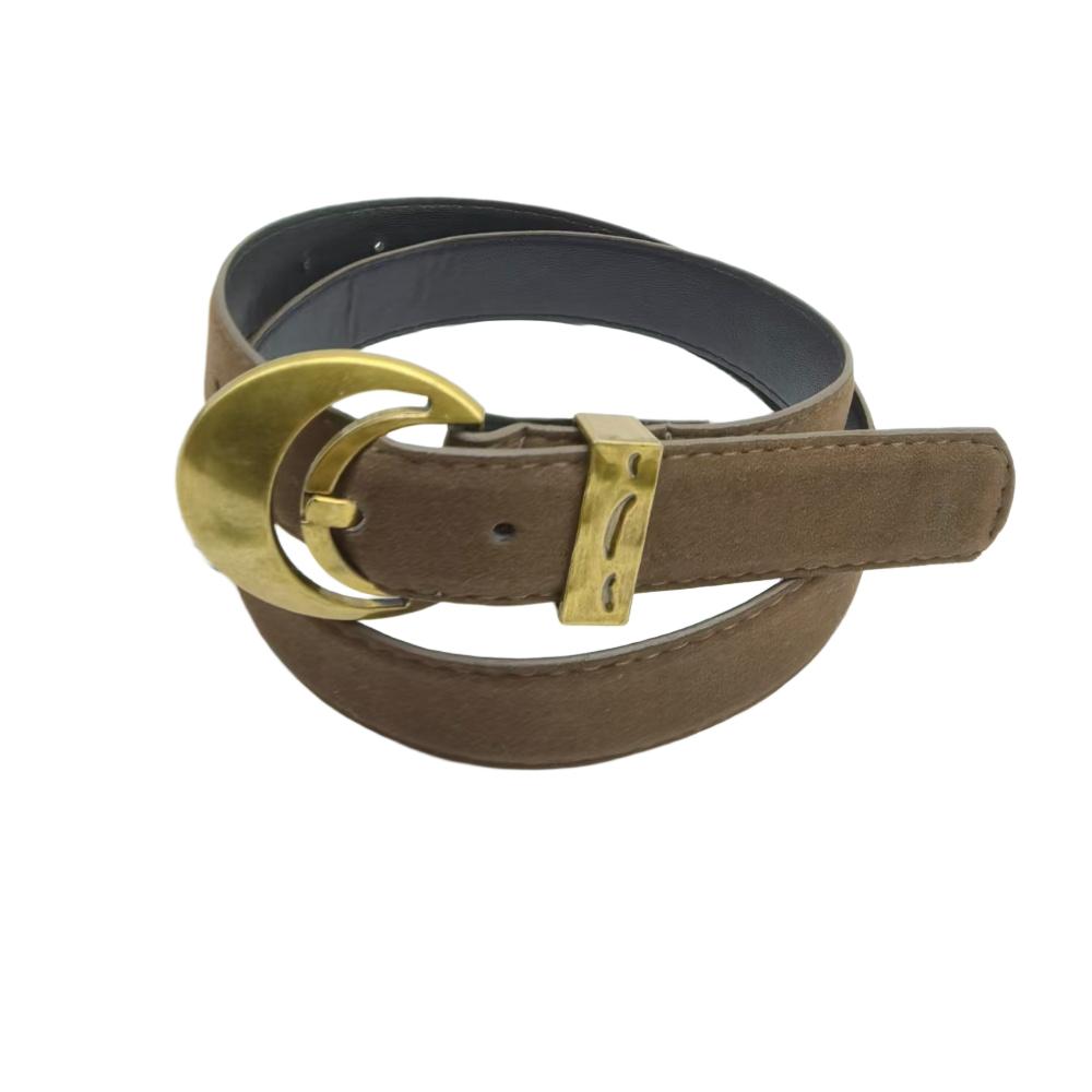 

Роскошный дизайн замшевый кожаный ремень ретро пряжка пояс модный пояс для женщин верблюд