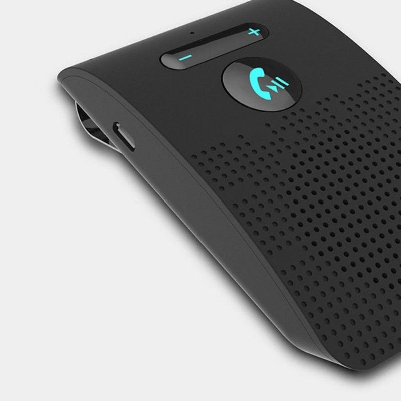 1PC Bluetooth Car Speakerphone with DSP Noise Suppression and Echo Cancellation