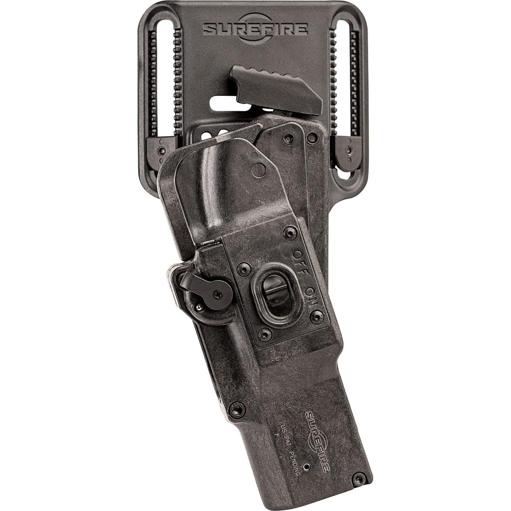 Surefire MASTERFIRE RAPID DEPLOY RIGHT BLACK HOLSTER, HAND, W/COVER